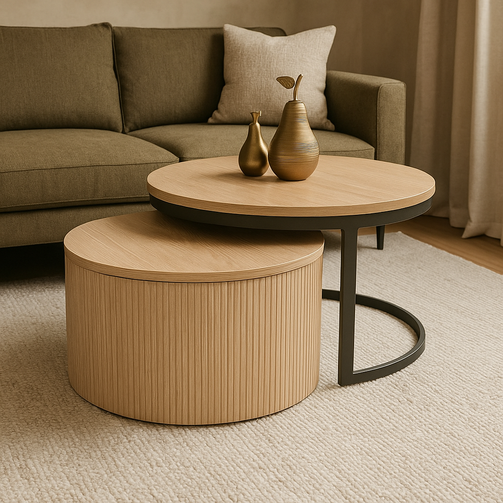 FOX BLACK FLINTSTONE FAUX MARBLE TOP