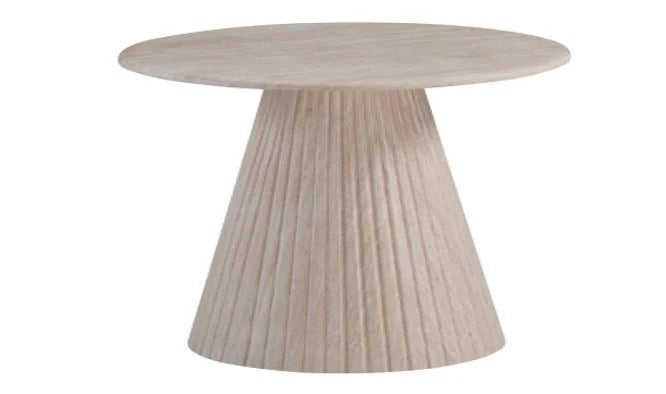 KIMBERLY CT 110 Ø FLINTSTONE FAUX MARBLE TOP Coffe Table