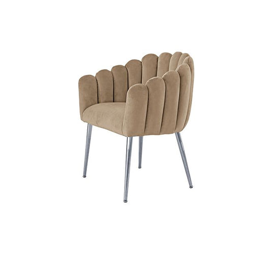 SORRENTO EETKAMERSTOEL GOUD | TAUPE STOF MJ11-8 -Chairs