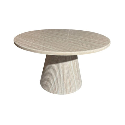 KIMBERLY DT 130Ø FLINTSTONE FAUX MARBLE TOP