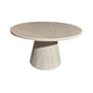 KIMBERLY DT 130Ø FLINTSTONE FAUX MARBLE TOP