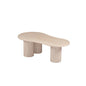FLINTSTONE CURVE COFFEE TABLE MARBLE TOP