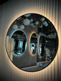 Mirror with Light - Black Line